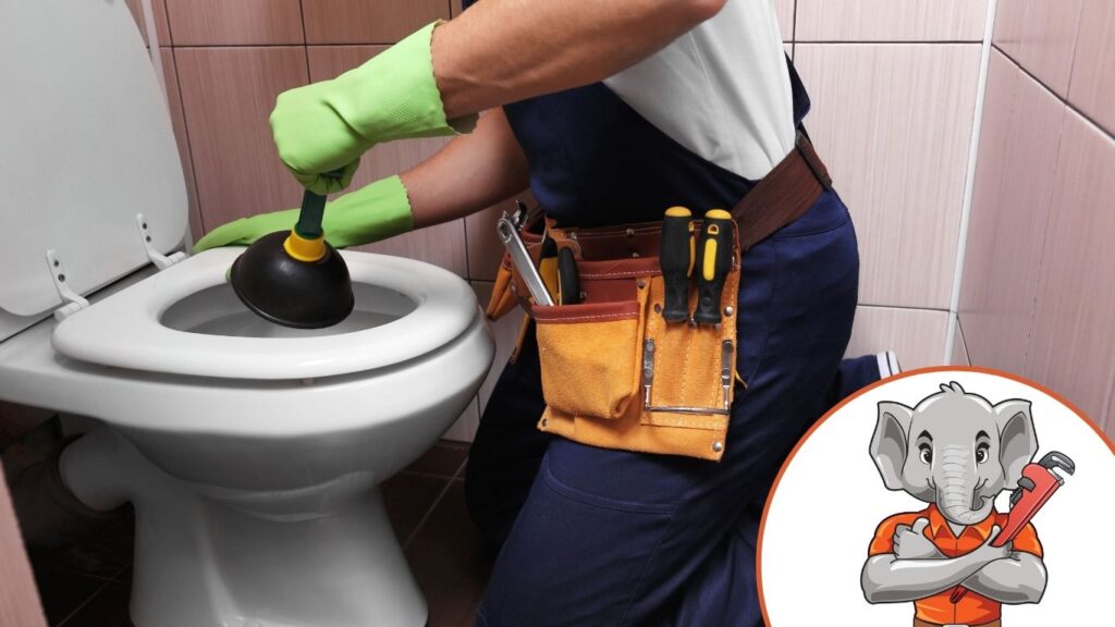 Plumbers Auburn, WA: 24/7 Local Plumbing Services 2 Plumber Repairing Toilet with Hand Plunger